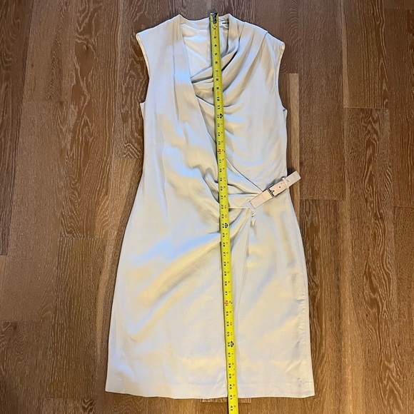 Helmut Lang cream belted dress - Picture 12 of 16